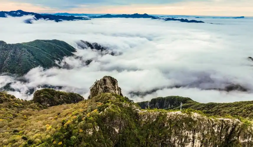 陕西秦岭牛背梁现云海奇观-腾讯新闻
