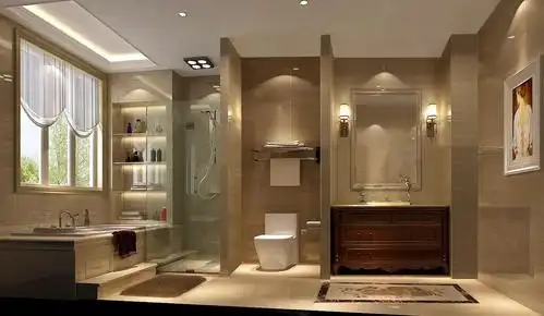 大户型主卫生间整体装修效果图