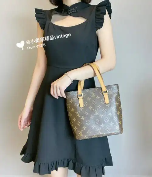 lv老花薇薇安小号手提包