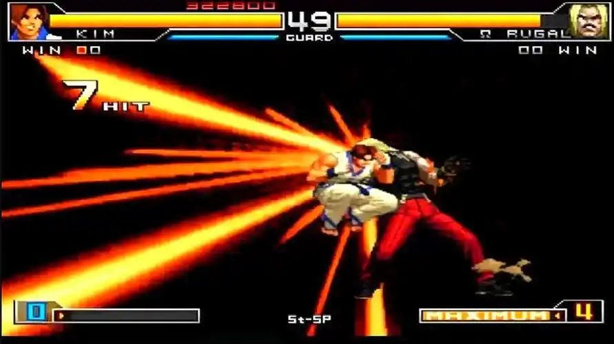 拳皇:金家潘对阵卢卡尔,原来这游戏打boss这么简单