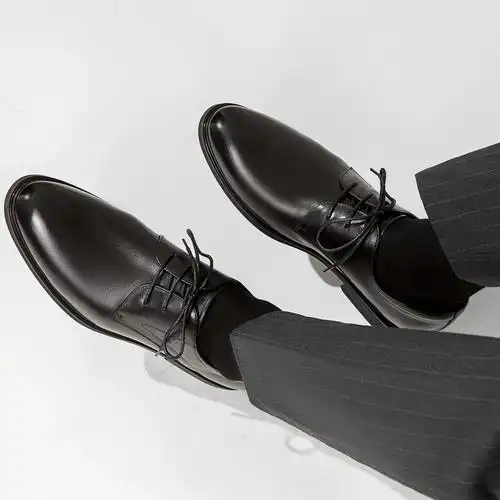 奥康商务正装真皮低帮德比皮鞋男英伦风高端品牌布洛克结婚新郎鞋