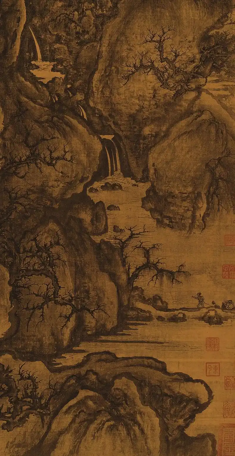 郭熙 | 早春图(高清局部图)