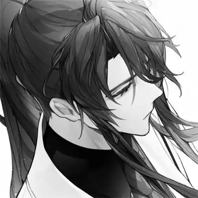 帅气动漫男生头像黑白图片116张_男生动漫头像_头像屋