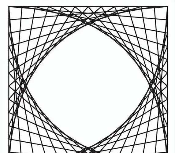 曲线缝合:如何用直线创造曲线|曲线|等份|纸板_新浪新闻