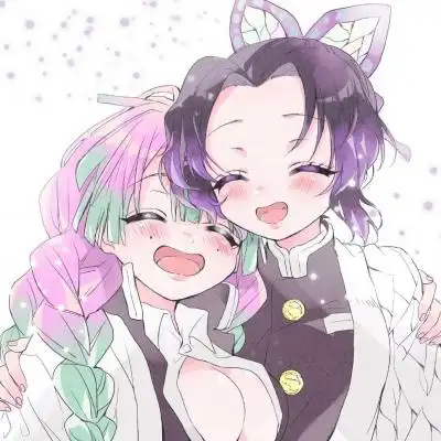 鬼灭之刃插画头像 闺蜜是一颗治愈糖