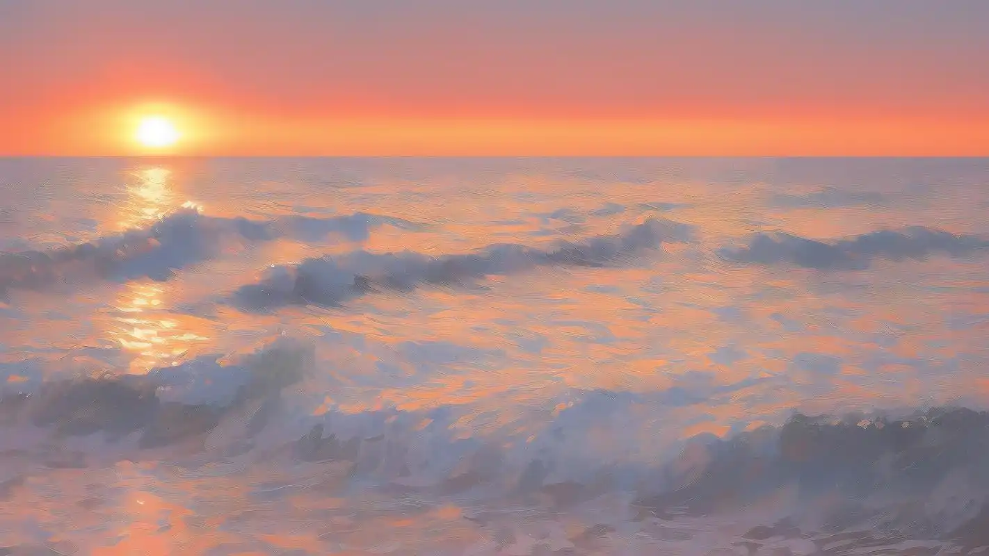 精选海边qq背景图9897