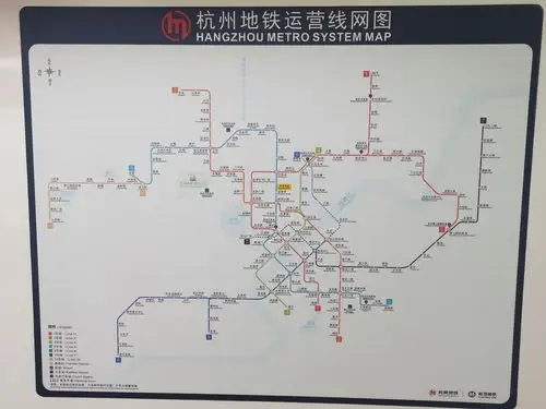 杭州地铁线路图