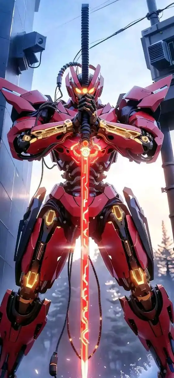 壁纸# #二次元# 每个男人都中意的机甲战士