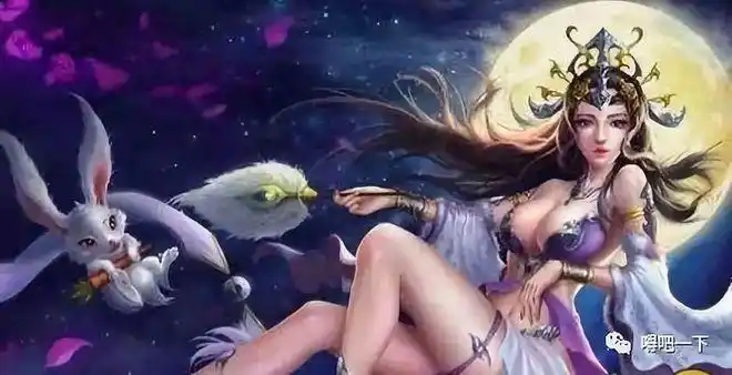 月母感念其诚,允娥于月圆之日与羿会于月桂之下.