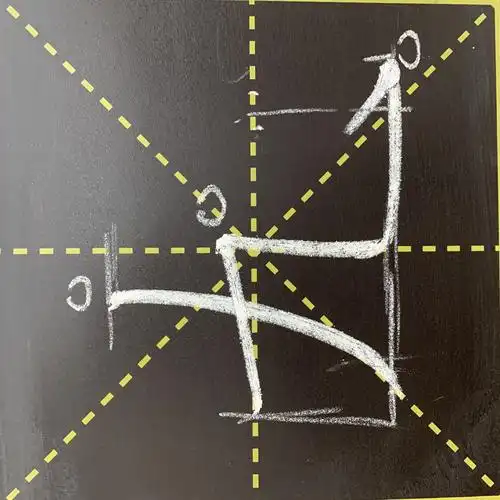九在书写时要注意笔顺和整体的占格