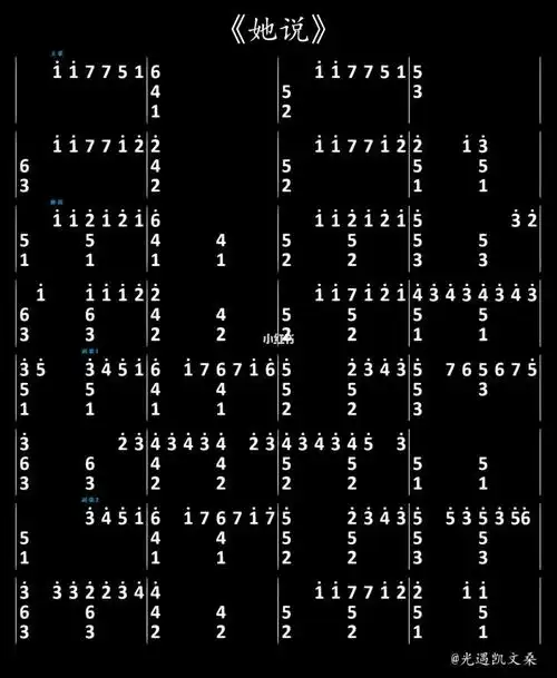 她说光遇琴谱自用