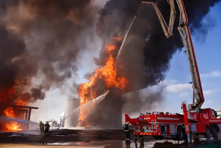 闯化工爆燃大火现场入高层火海救人甘肃开展应急消防救援演练