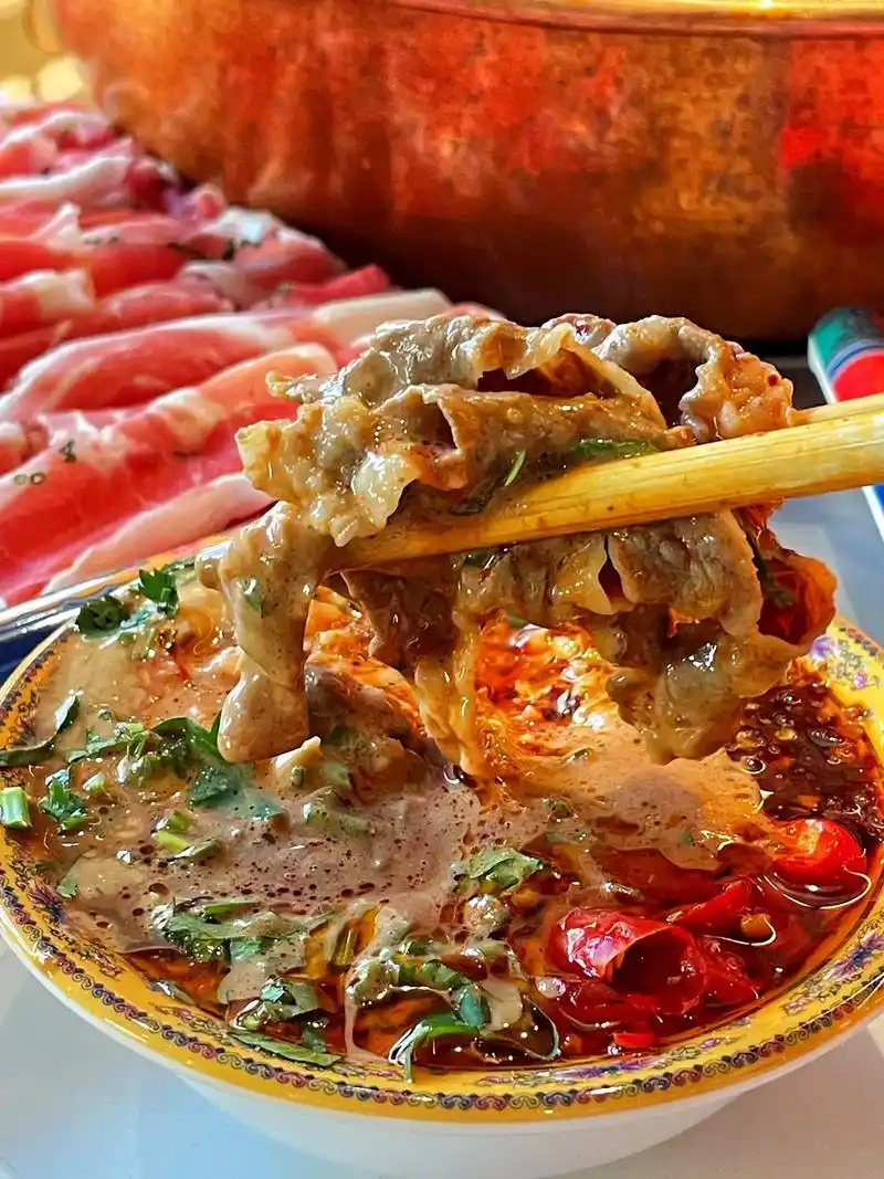 老北京涮肉灵魂就是这碗二八酱吧00蘸啥都.