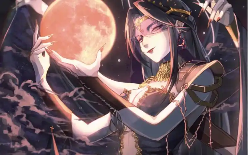 【绘画过程】诡秘之主 黑夜女神