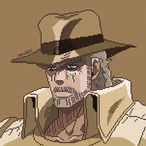 收集一下二乔的经典台词像素画头像