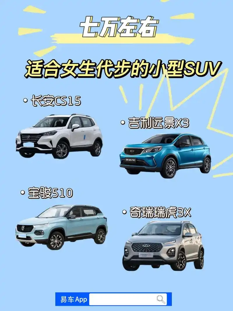 最适合女生的小型suv,性价比超高!小型suv是城市代步的不 - 抖音