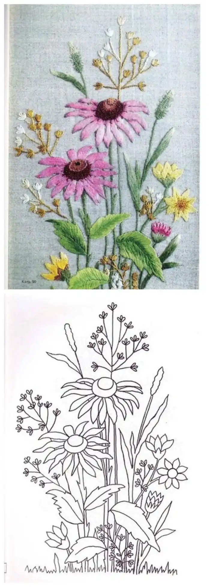 手工刺绣:60款适合绣在衣服上的图案,简单易学,零基础也能看懂