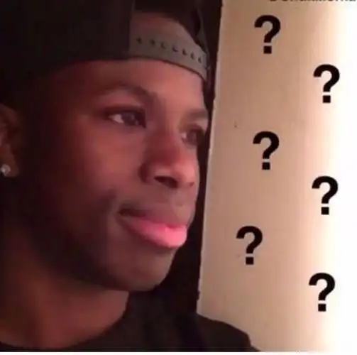 表情包黑人问号