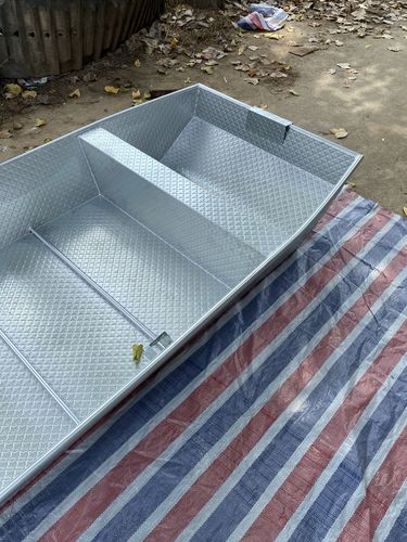 加厚镀锌铁皮钓鱼船渔船养殖打鱼铁船小船撒网游艇可配推进器