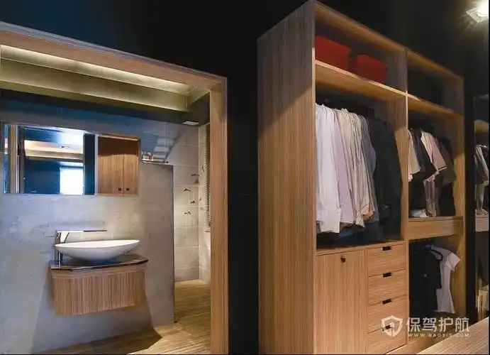 卫生间和衣帽间相通好吗卫生间和衣帽间相通装修效果图