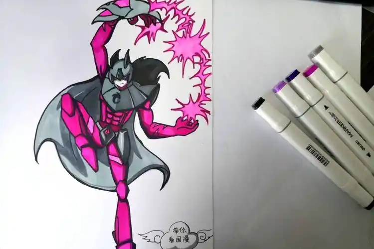 手绘国漫赛尔号布莱克帅气霸气侧漏你喜欢这样的布莱克吗