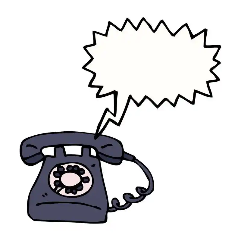 复古电话,矢量,在白色背景上的卡通复古电话