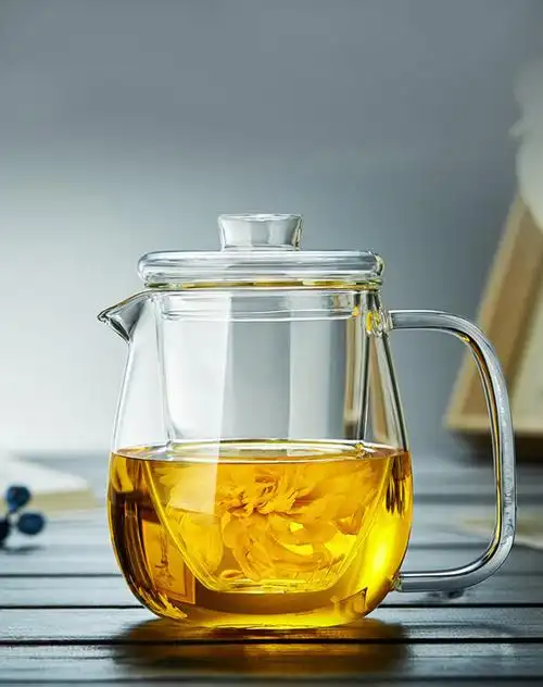 整套花茶壶套装耐高温商务家用透明玻璃装泡茶壶加茶杯套