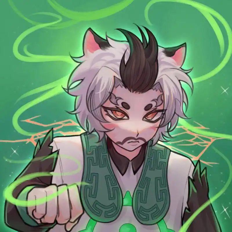 京剧猫明月 大飞头像 哎呀摔倒了 把图摔出来了