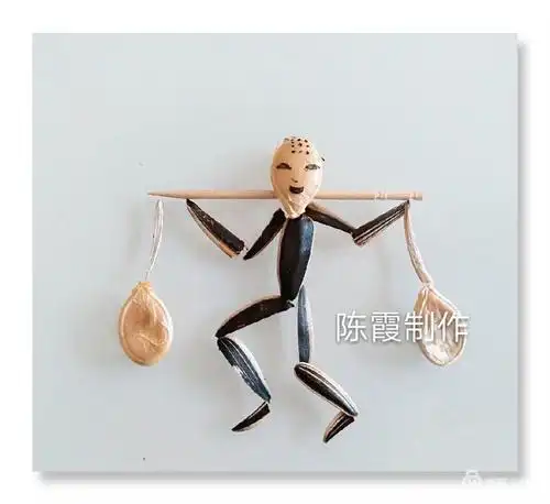瓜子皮拼画