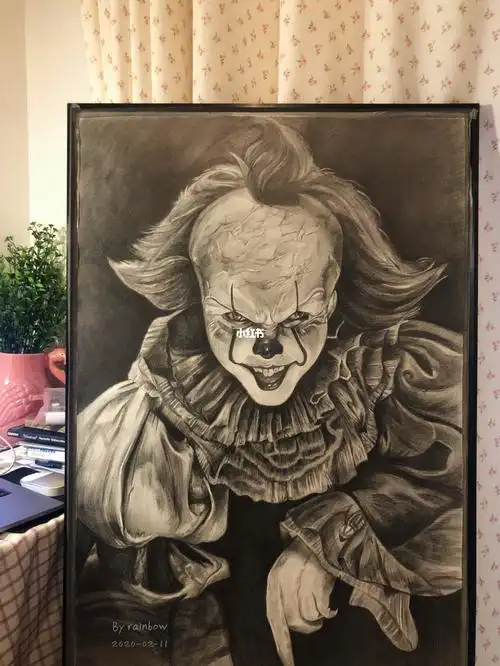 素描人物小丑回魂