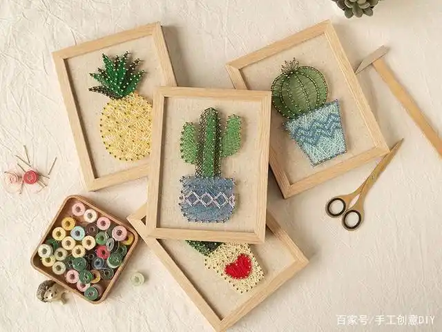 手工diy丨值得一试的小手工(弦丝画篇Ⅱ)