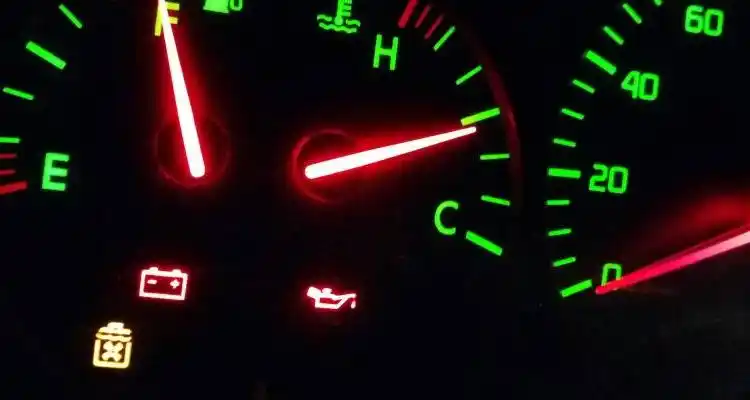 汽车水箱缺水标志