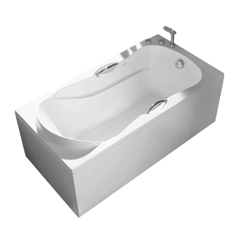 箭牌(arrow)浴缸 arrow 箭牌卫浴 优享系列 ae6205sq 防滑浴缸 1.