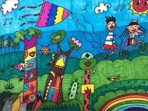 作品名称:《热爱大自然.我的家》