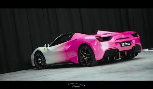 这个渐变色的法拉利488spider有点好看哦