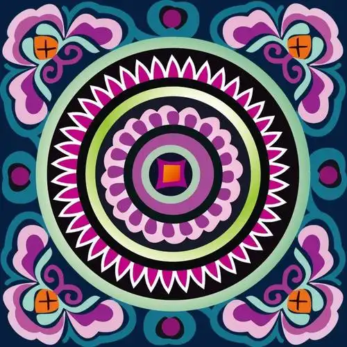 苗族传统服饰花纹