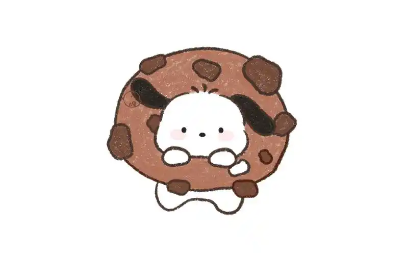 简笔画头像|【帕恰狗曲奇】(附过程)