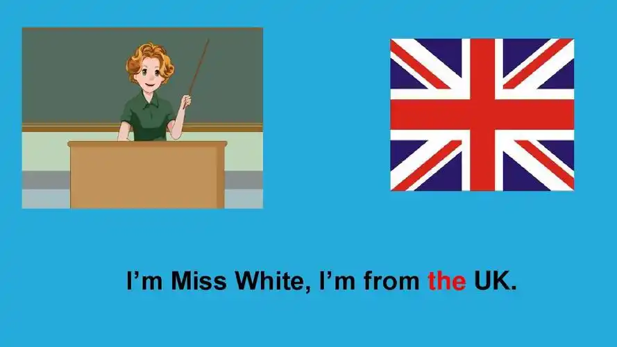 im miss white, im from the uk.