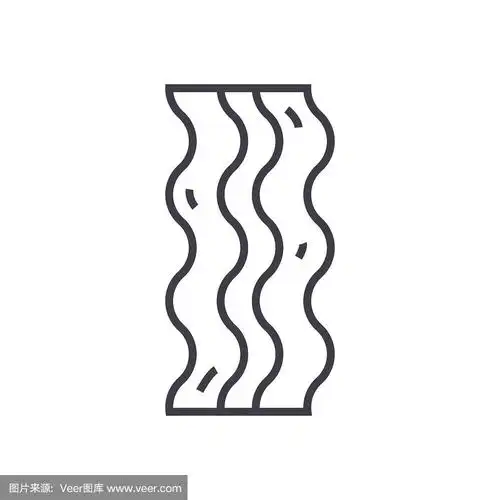 培根矢量线图标,标志,背景插图,可编辑的笔触