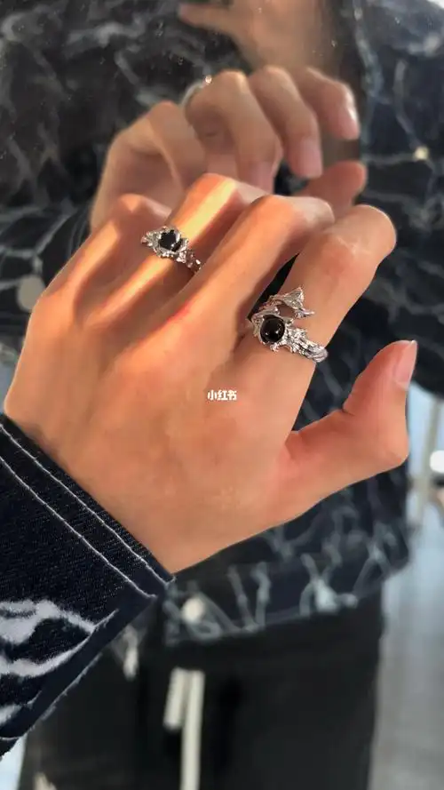 戒指小众不撞款开口戒指实拍实拍来了