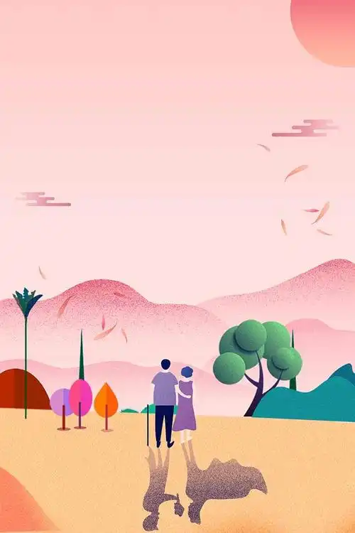 重阳节公众号封面配图设计 - psd素材网