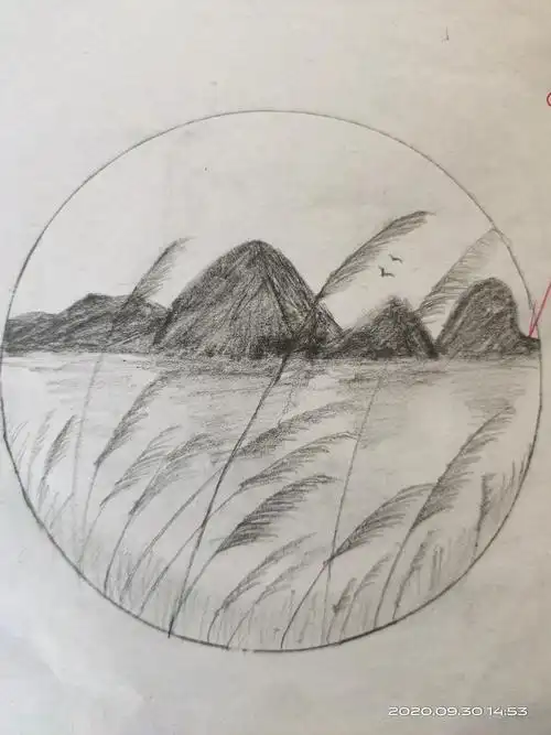 秋的诗意——黄滩初中七八年级部分优秀美术作业展示