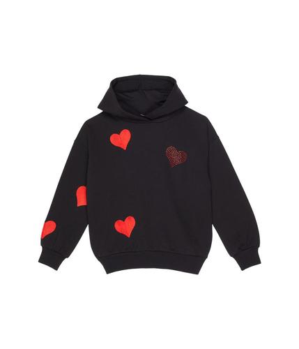 truce黑色卫衣|hearts hoodie (little kids/big kids)