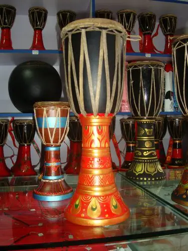 傣族乐器象脚鼓 儿童特色玩具 赠品摆件批发 儿童木制玩具 云南