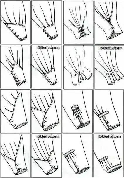 简笔画衣服袖子