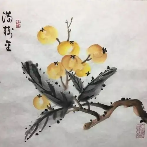 国画枇杷画法详解