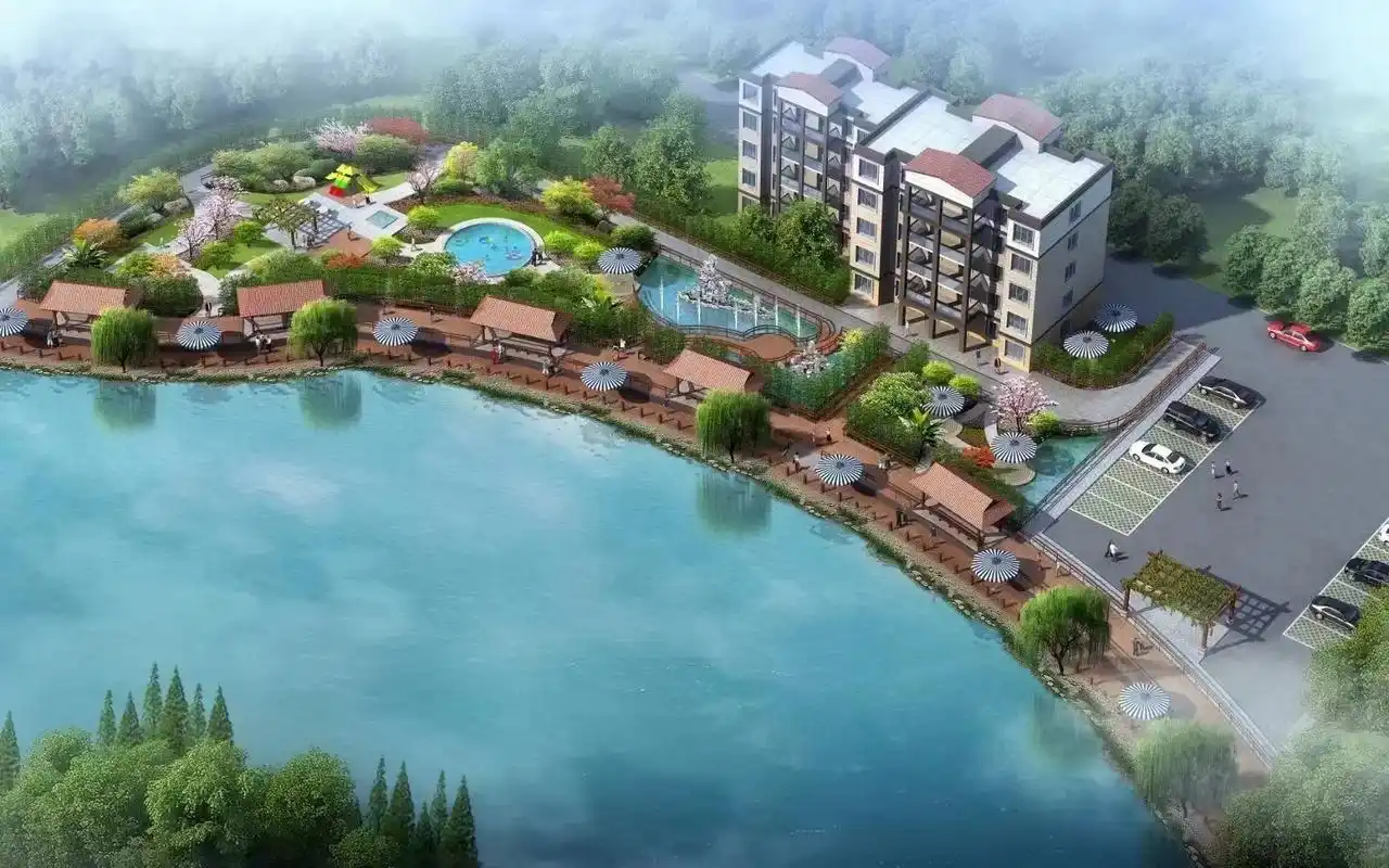 室外鸟瞰规划图,绿化图,外墙图……#原创作品 #效果图表现 - 抖音