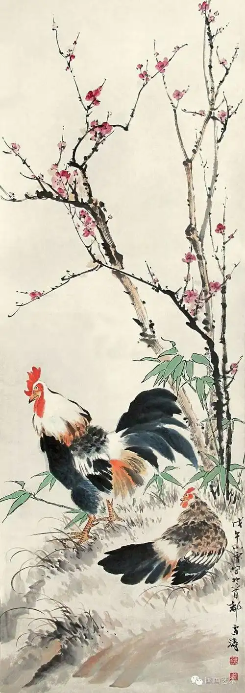 "天下大吉"之十二大名家画鸡,太精彩啦!
