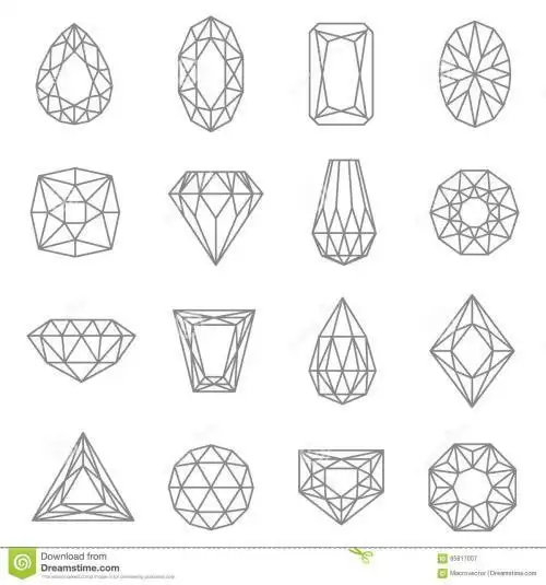 简笔画 设计 矢量 矢量图 手绘 素材 线稿 1080756简笔画钻石的画法