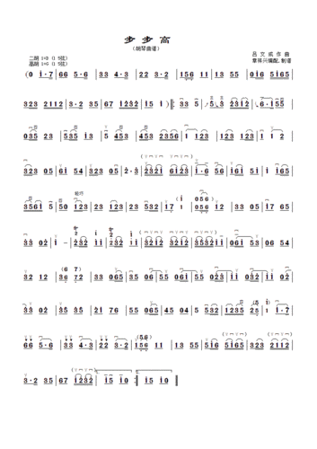 步步高 章祥兴制谱版